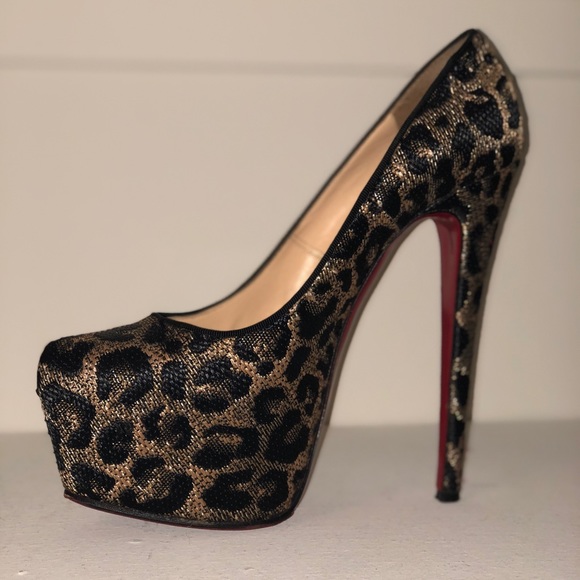 Christian Louboutin Leopard Platform - Picture 3 of 8